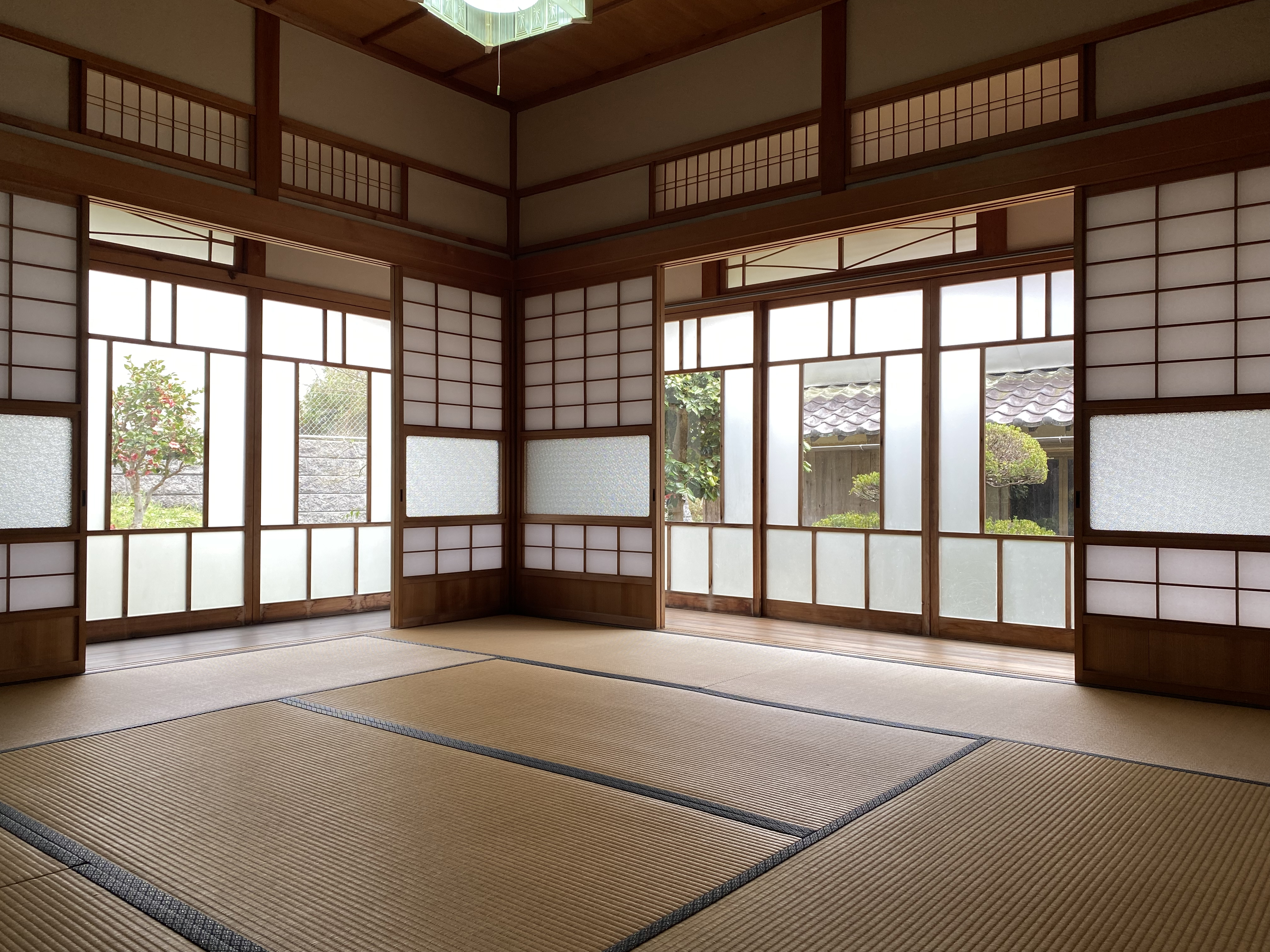 離れ床の間縁側